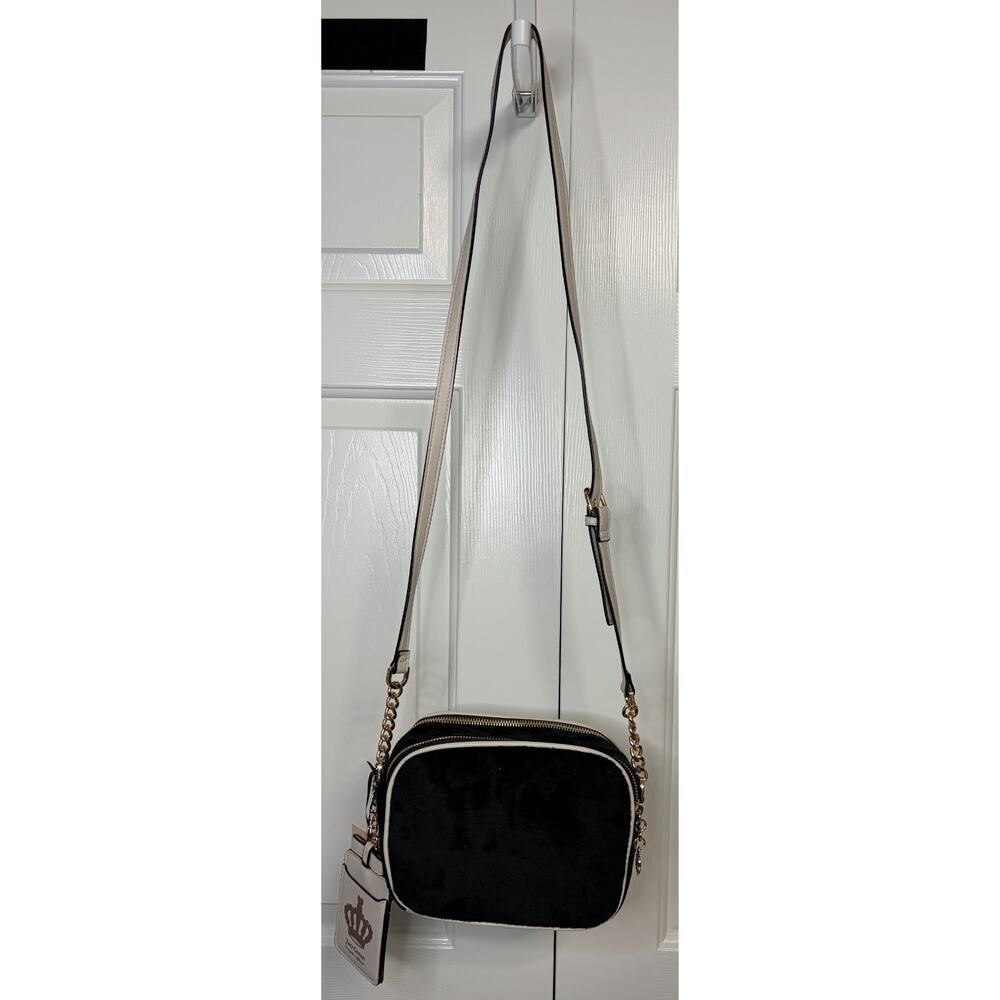 Scottie Dogs Camera Xbody Juicy Couture Crossbody Purse Black and White - NWT - Picture 12 of 16
